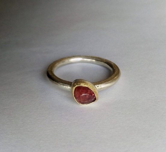 polki sapphire gold & silver ring (limited edition) - Image 2