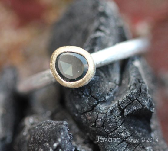 polki sapphire gold & silver ring (limited edition)