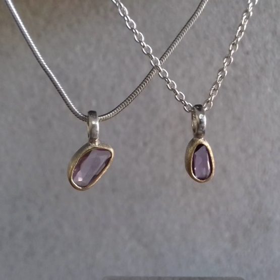 polki sapphire pendant - Image 2