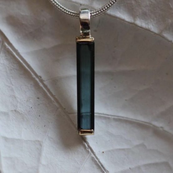 tourmaline gold & silver pendant (limited edition)
