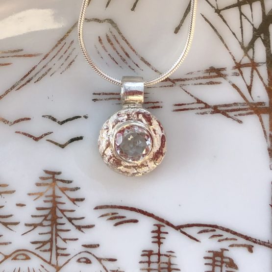 iceberg crystal pendant